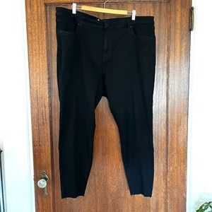 KUT High Waist Raw Hem Ankle Skinny Jeans